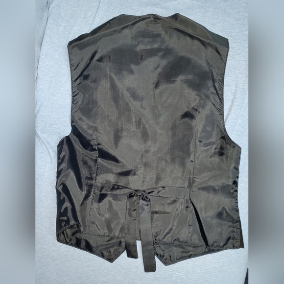 Ladies Genuine Suede Leather VEST, size 10 - Picture 3 of 5